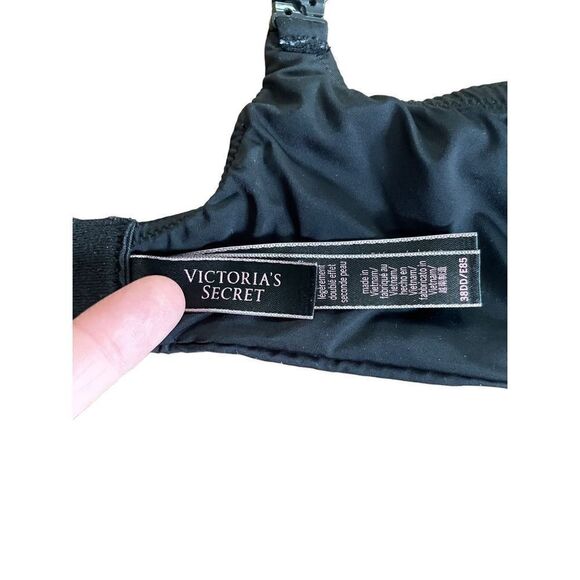Victoria’s Secret Lightly lined T-shirt Demi bra black 38DD - Picture 5 of 7